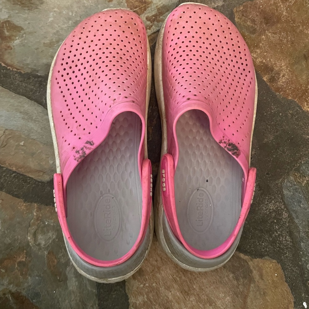 Crocs Pink Slip-On Shoes